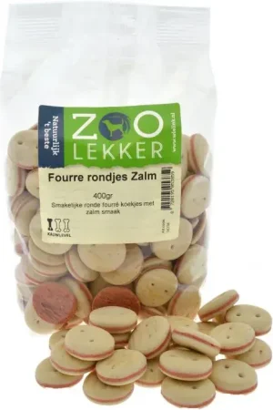 Zoolekker Fourre Rondjes Zalm 400 gr Gratis Retour